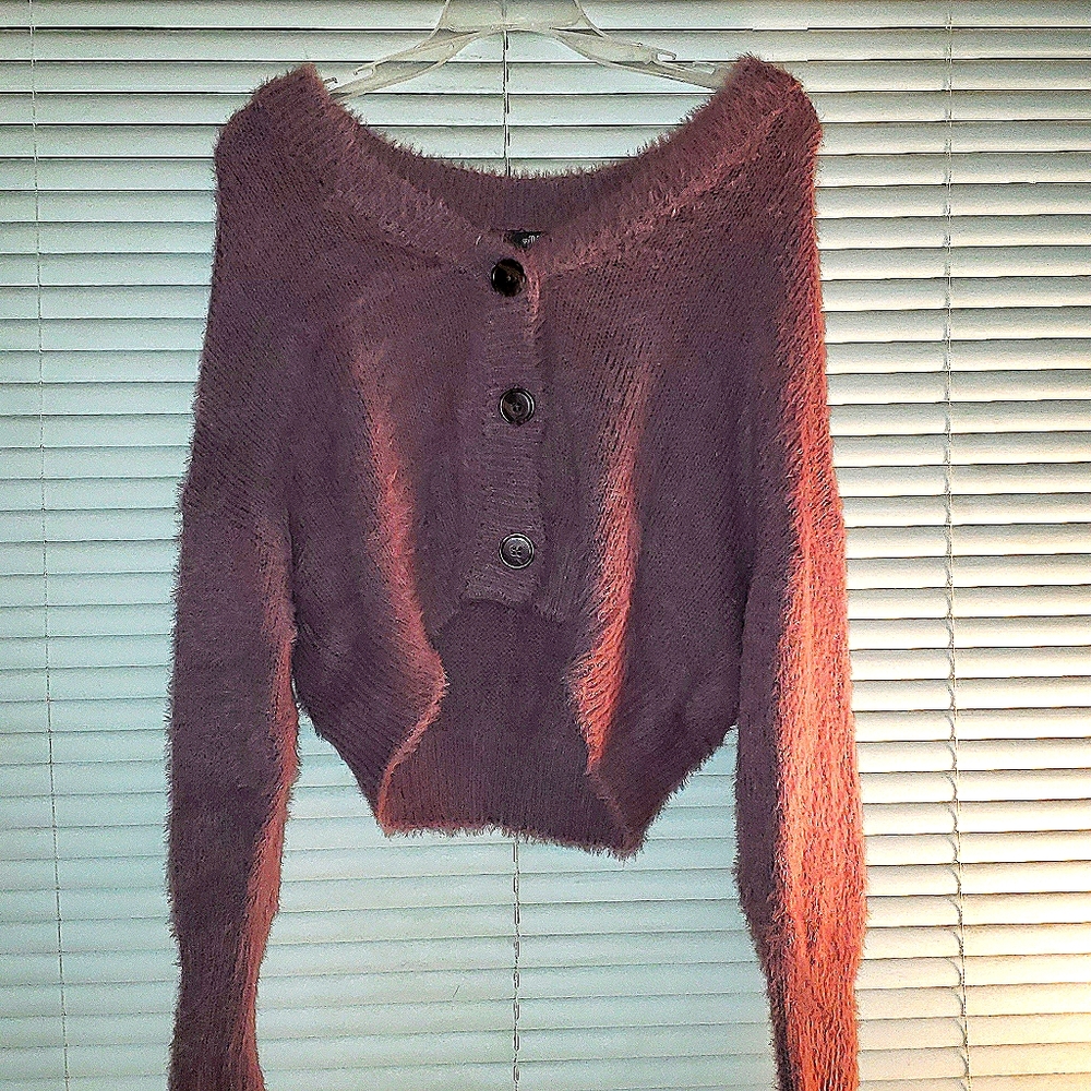 Lavender Wild Fable Buttonup Sweater